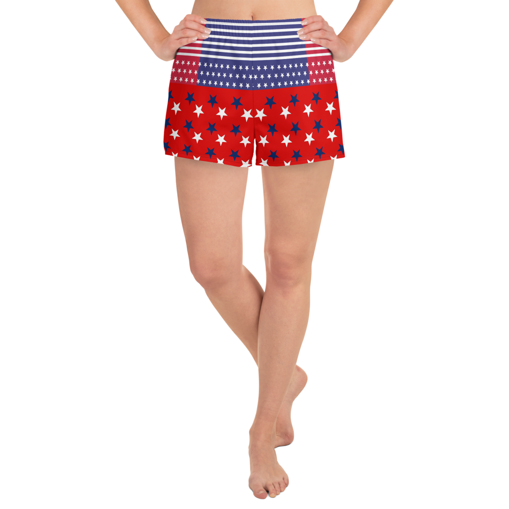 Stars and stripes shorts womens on sale