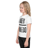 Made By Mom and Dad. Kids Crew Neck T-Shirt. Funny Children's Tees.