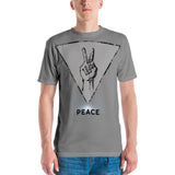 PEACE HAND T-SHIRT. Short Sleeves Unisex T-Shirt