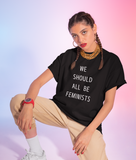 WE SHOULD ALL BE FEMINISTS T-SHIRT. Short-Sleeves Unisex T-Shirt
