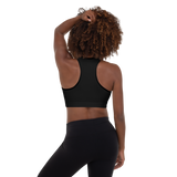 GOLDEN CAT PADDED SPORTS BRA.  Gym, Pilates and Yoga Activewear.