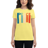 PEACE STRETCHED T-SHIRT. Short Sleeves Unisex Peace T Shirts