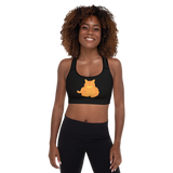 GOLDEN CAT PADDED SPORTS BRA.  Gym, Pilates and Yoga Activewear.