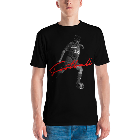 FOOTBALL SOCCER T-SHIRT.  Short Sleeves Unisex T-shirt.